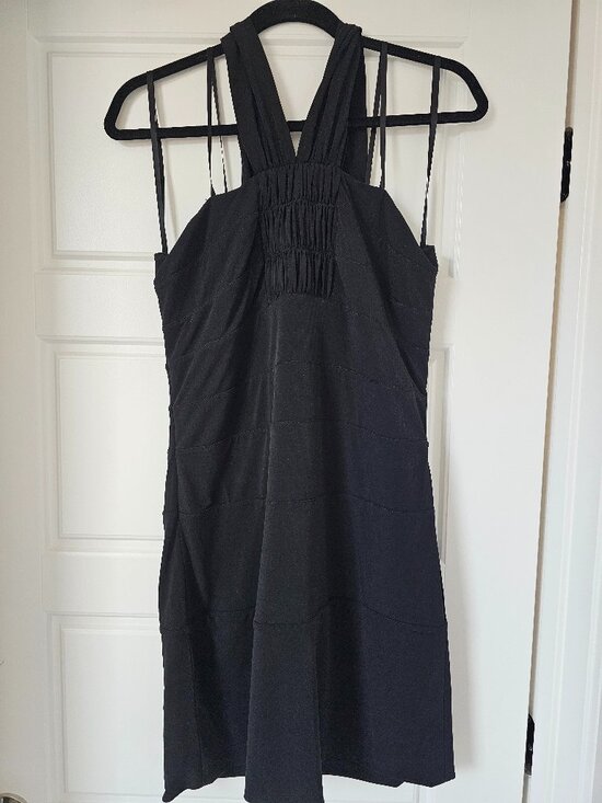 BCBGeneration Dresses & Skirts - BCBGeneration Dress Strapless/Tierred Halter Jersey Vintage